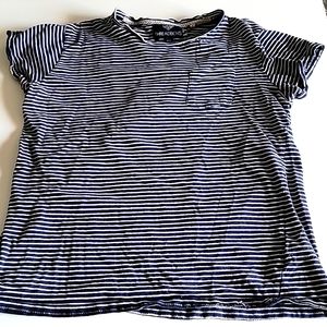 Thread Boys Navy stripe Tshirt Size 11/12 years